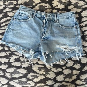 Agolde Parker jean shorts size 28
